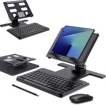 Desk Stand and Bluetooth Keyboard Combo for Samsung Galaxy Z Fold 7/6/5,... - $39.59