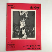 December 10 1954 NCAA Basketball Santa Clara vs UCLA The Hoop Official Program - £37.81 GBP