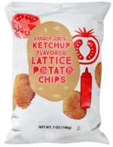 2 Packs Trader Joe's Ketchup Flavored Lattice Potato Chips 7 oz Each - $21.77 2 Packs Trader Joe's Ketchup Flavored Lattice Potato Chips 7 oz Each - $21.77