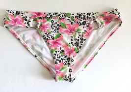 SMART &amp; SEXY Pink Floral Ring Sides Bikini Bottom Separate (Size XL) - £7.92 GBP