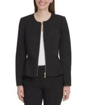 Dkny Zippered Peplum-Hem Blazer - $50.00