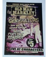 The Generators Concert Card Promotional Pomona California Cyclone Rangers* - $366.69 MXN