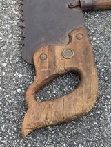 Vintage One Man Crosscut Saw With Handle image 11