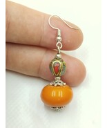 Handmade Moroccan Amber Resin Bead Earring – Berber Boho Tribal Jewelry - €43,05 EUR Handmade Moroccan Amber Resin Bead Earring – Berber Boho Tribal Jewelry - €43,05 EUR