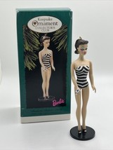 1995 Hallmark Ornament Barbie “Brunette Debut-1959” Club Edition Collector Club - £9.64 GBP