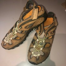 Merrell Chameleon Arc Web Leather Hiking Outdoors Sandals Vibram Soles S... - £18.82 GBP