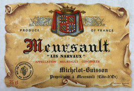 Devevey Beaune Meursault “Les Narvaux”Michelin-Buisson Vintage Wine Bott... - £6.92 GBP