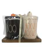 Rae Dunn Halloween Canisters Set Boo Ghost Lid Hocus Pocus Pumpkin Home ... - £31.96 GBP