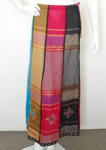 PS35 Bohemian Peasant Embroidered Wrap Patchwork Full Long Maxi Skirt - ... - $24.90