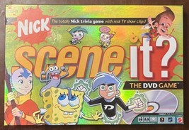 SCENE IT Nickelodeon Trivia DVD Board Game 2006 COMPLETE With All Charac... - $20.48
