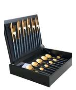 Goa Blue 24 Pcs. Gold Plated + Wooden Box - €352,91 EUR