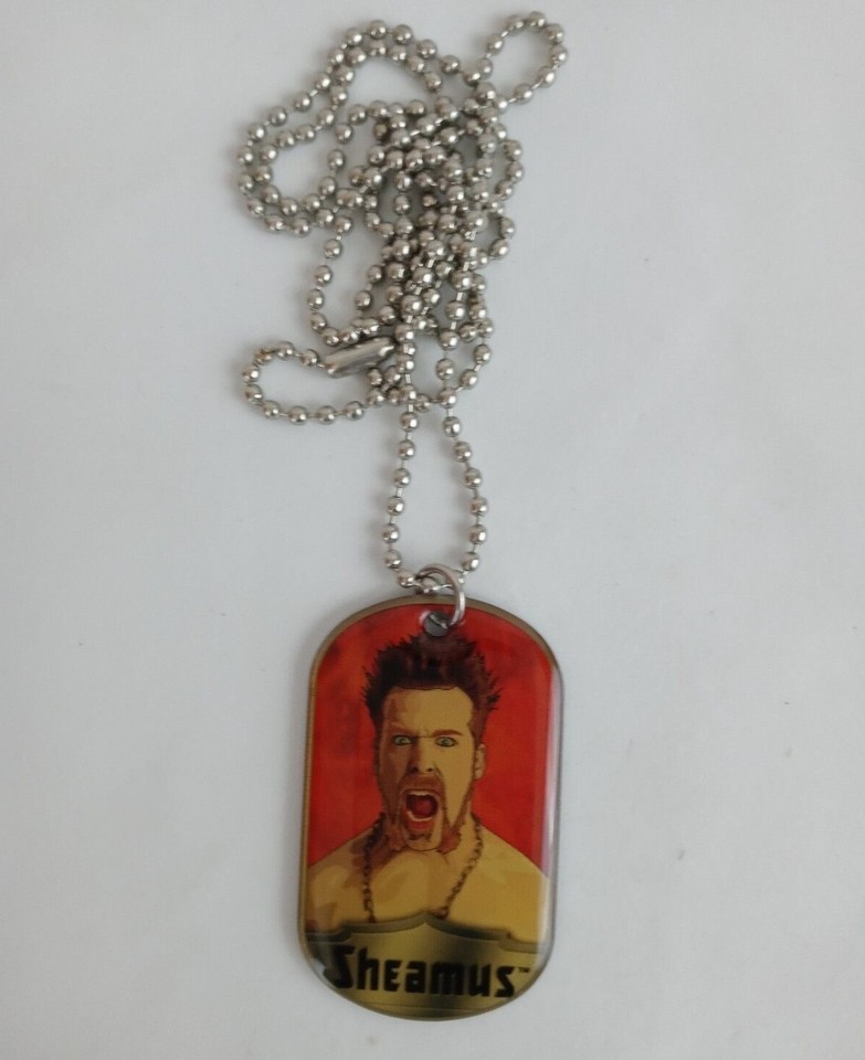 2011 Topps WWE Dog Tag Sheamus #18 Of 24 - $2.96