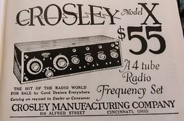 Antique Radio Classified Shop Cover 1989 Ephemera Advertising 8.5X5.5 Inch  - $10.00