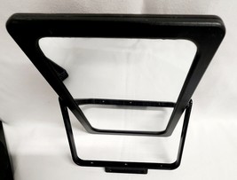 Mary Kay BLACK MIRROR Foldable Stand Tray Case Rectangular Table Travel ... - $12.99