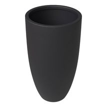 LeisureMod Grove Tapered Round Planter  Crete Collection  Fiberstone +... - $1,263.13 MXN