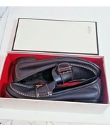 Vintage Coach Helene leather loafers size 9.5 M  in box Mahogany leather... - $1,829.48 MXN