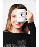 White Ceramic Mug &quot;Disturbing&quot; in 11 oz or 15 oz - $277.58 MXN+
