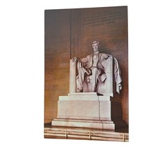 Postcard Lincoln Statue Lincoln Memorial Chrome Unposted - $6.92