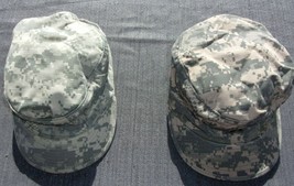 PRE-OWNED 2 Qty Acu Ucp Patrol Cap 7 1/8 Authorized Uniform Hat Military - £25.47 GBP