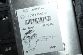 2003-2006 MERCEDES W215 CL500 SAM FUSE BOX RELAY J952 image 7