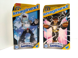 (2) Figures! Imaginext DC Super Friends - Black Adam &amp; Mr. FREEZE  - SEALED! - £19.33 GBP