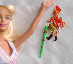 Vintage Barbie family Tommy Kelly doll Christmas accessory nutcracker and baton - £4.72 GBP