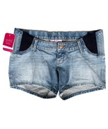 Ingrid Isabel Women&#39;s Size 6 Maternity Jean Shorts Expandable Side Panel... - $6.77 CAD
