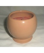 FLORASENSE granny&#39;s-baked-apples candle in reuseable buff pink ceramic bowl - £3.07 GBP