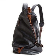 Brand New PU Leather Large Capacity Men Bag Multifunctional Casual Bag W... - $70.29