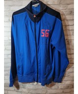 Nike XL Rare Full Zip Jacket Heavy Blue Neon Orange Stitched Tiger 54, 5... - $856.58 MXN