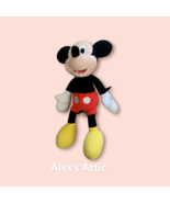 Disney 10&quot; Mickey Mouse Plush Toy Stuffed Animal pre-owned - $226.18 MXN