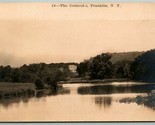 RPPC Ouleout Creek Franklin New York NY UNP AZO 1910s Postcard B13 - $40.54