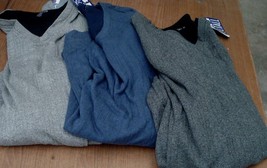 Covington XXXLT 2Fer Marbled V-Neck Sweater - VARIOUS COLORS - BRAND NEW... - £31.96 GBP