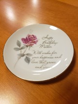 Mother&#39;s Birthday: American Greetings Corp Lasting Treasures 4&quot; Mini Plate - £7.85 GBP