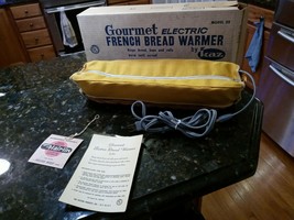 Vintage KAZ Gourmet Electric French Bread Bun Warmer Basket Model 30 w/B... - £48.42 GBP