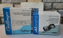 Maxxima Marine Sea Breeze Stereo System AM/FM Cassette &amp; 2 Speakers - £30.52 GBP