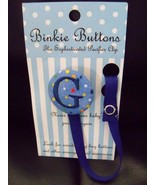 Binkie Buttons Initial &quot;G&quot; Multi-Color Pacifier Clip NEW - $23.86 CAD
