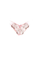 L&#39;agent By Agent Provocateur Womens Thongs Lace Printed Pink Size S - £38.95 GBP