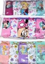 Disney Store Frozen Minnie Mouse Tinker Bell Girls Panties 7/8 Years 5 P... - £19.77 GBP