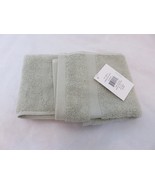 2 Sferra Bello Celadon Washcloths Facecloths NWT - $28.75