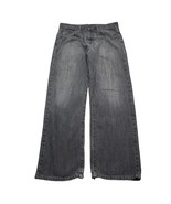 Calvin Klein Pants Mens 32 Black Faded Mid Rise Relaxed Straight Leg Jeans - £23.69 GBP