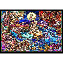 Tenyo Disney Aladdin Story Stained Glass Puzzle (500 pcs) - £44.47 GBP