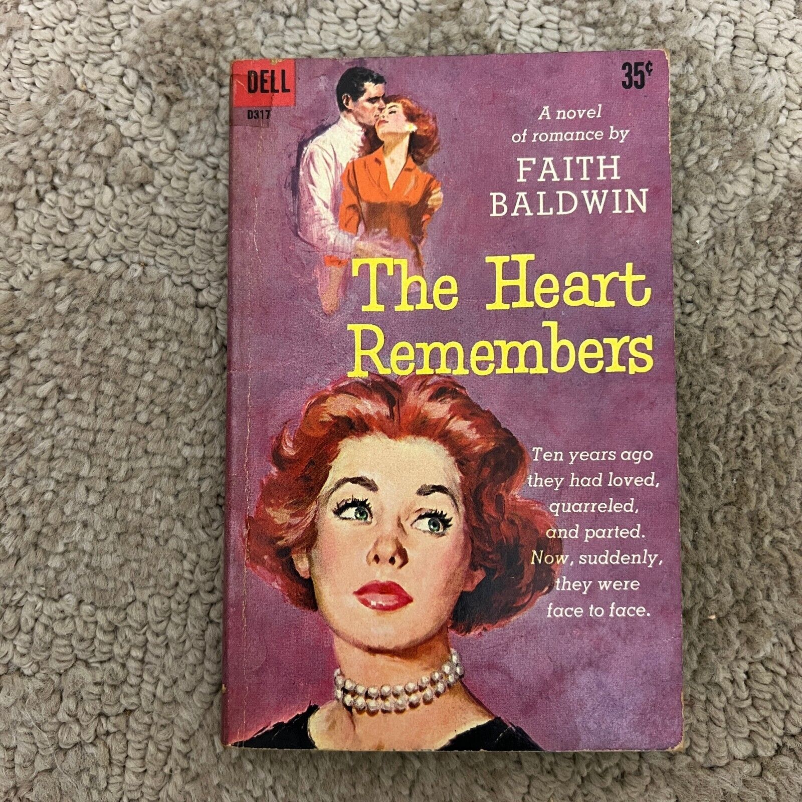 Primary image for The Heart Remembers Romance Paperback Book by Faith Baldwin Dell Drama 1959