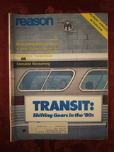 REASON magazine July 1980 Mass Transit Tibor R. Machan Olympic Robert Ringer - £13.66 GBP