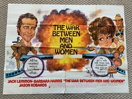 The War Between Men and Women 1972, Original Vintage One Sheet Movie Pos... - $49.49