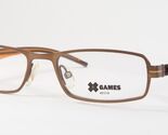 X-GAMES By Marchon CLIFF HANGER Marrone Pericolo Montatura Occhiali 46 1... - $46.52