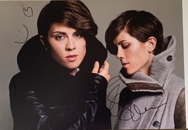 Tegan &amp; Sara Hand-Signed Autograph 6” x 8” - £94.42 GBP