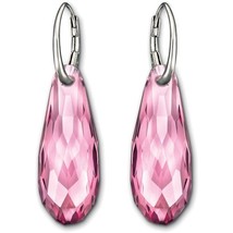 Swarovski-Pure Rose Pierced Earrings - $95.00