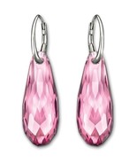 Swarovski-Pure Rose Pierced Earrings - £75.76 GBP
