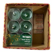 Pier 1 Imports Holiday Forest Festive Tealights 30 Count With Gift Box - £29.54 GBP